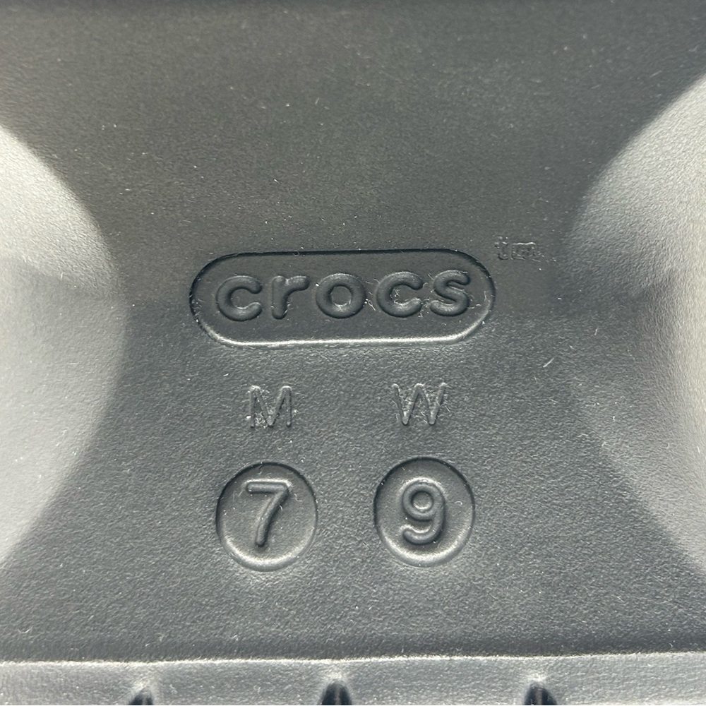 Crocs Women’s Platform Sandals Size 9 White Black Chunky Comfort New With Tag - Picture 11 of 12